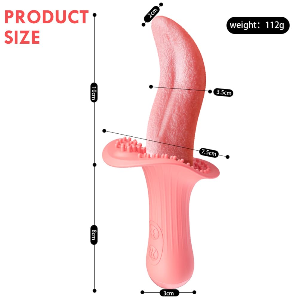 Lurevibe - Rose Realistic Tongue Licking Massage Vibrator - Lurevibe