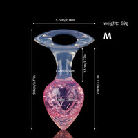 Aurora Crystal Heart-Shaped Anal Plug with Ergonomic Finger-Loop Base - Lurevibe