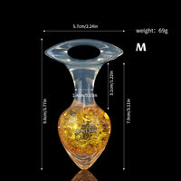 Aurora Crystal Heart-Shaped Anal Plug with Ergonomic Finger-Loop Base - Lurevibe