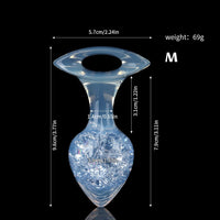 Aurora Crystal Heart-Shaped Anal Plug with Ergonomic Finger-Loop Base - Lurevibe