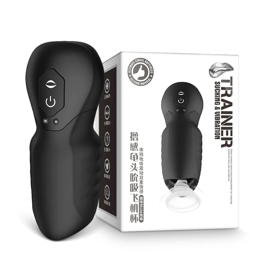 Lurevibe - Dragon Suction Trainer Male Masturbator Oral Vaginal Penis Vibrator - Lurevibe