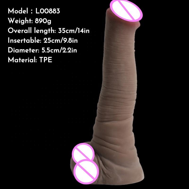 Huge Dildo Realistic 9.8/7inch Long Dildo - Lurevibe