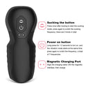 Lurevibe - Dragon Suction Trainer Male Masturbator Oral Vaginal Penis Vibrator - Lurevibe