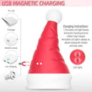 Lurevibe - Santa Hat Vibrator 15 Speed Cunnilingus Masturbator Clit G-Spot Stimulator For Christmas - Lurevibe