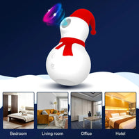 Lurevibe -  Christmas Snowman Vacuum Powerful Sucking Vibrator - Lurevibe