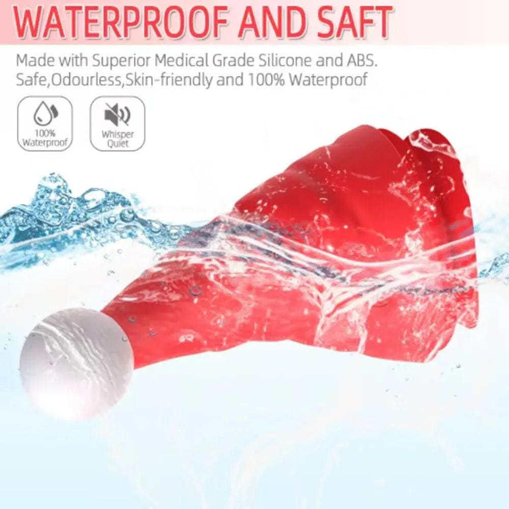 Lurevibe - Santa Hat Vibrator 15 Speed Cunnilingus Masturbator Clit G-Spot Stimulator For Christmas - Lurevibe