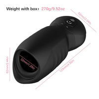 Lurevibe - Dragon Suction Trainer Male Masturbator Oral Vaginal Penis Vibrator - Lurevibe