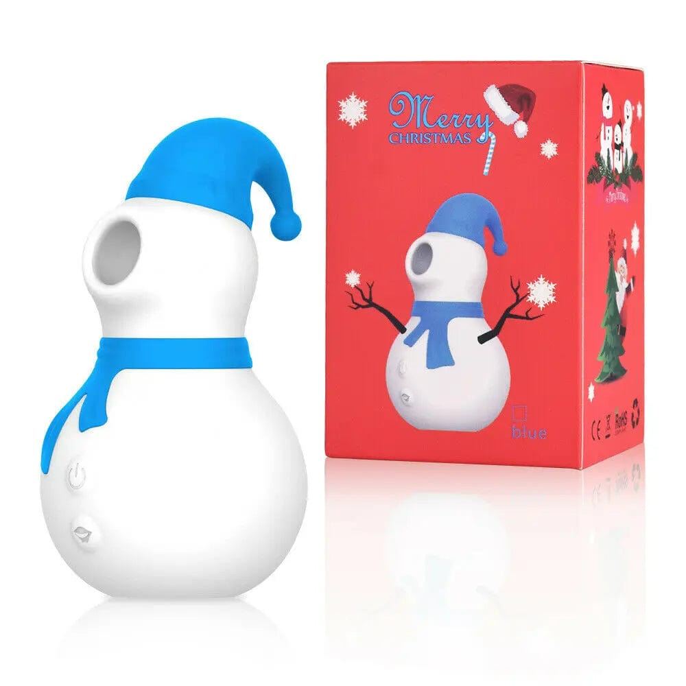 Lurevibe -  Christmas Snowman Vacuum Powerful Sucking Vibrator - Lurevibe