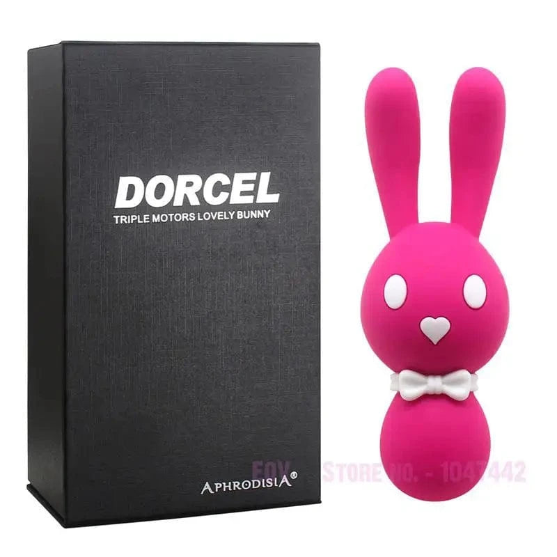 Bunny Vibrator Nipple Clamps Estimulador Clitoris Vibrator - Lurevibe