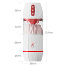 3 In 1 Detachable Fully Automatic Tongue Licking Suction Vibration Male Stroker - Lurevibe