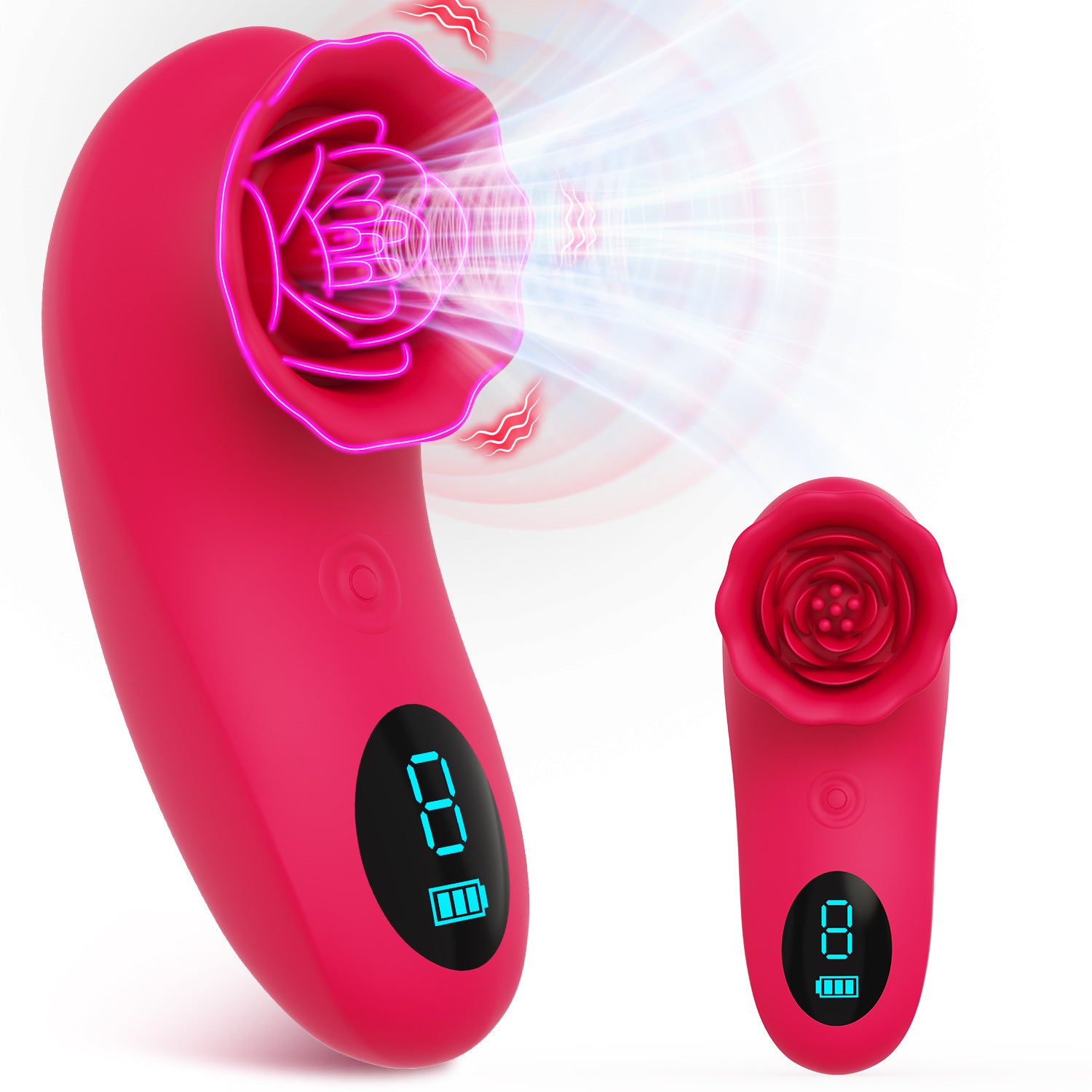 Rose Sex Toy Mini Vibrator for Womens Tapping Vibrating sex toy - Lurevibe