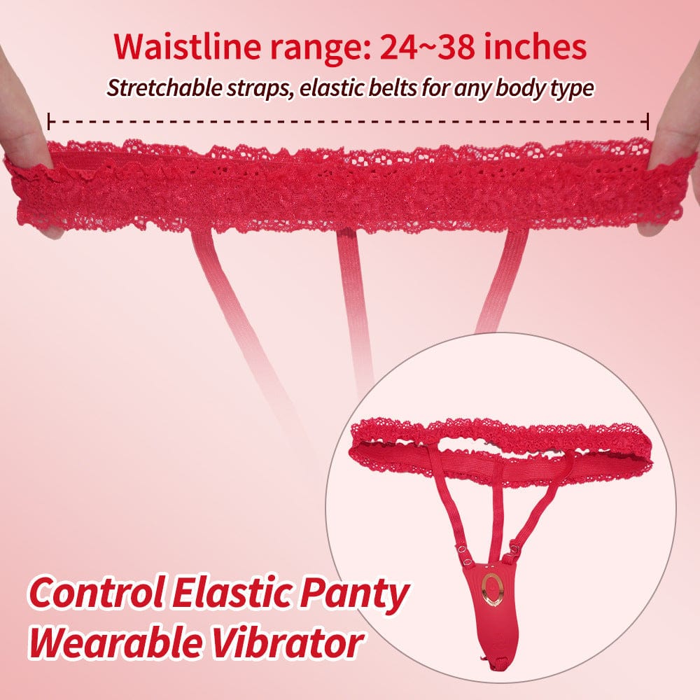Rose Wearalbe Clitoral Massage Vibrator with Panty & Remote Control - Lurevibe