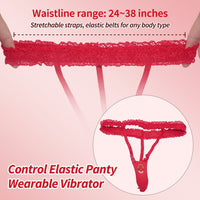 Rose Wearalbe Clitoral Massage Vibrator with Panty & Remote Control - Lurevibe