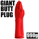 AIMITEX Giant Penis Liquid Silicone Dildo Butt Plug SM Sex Toy - Lurevibe