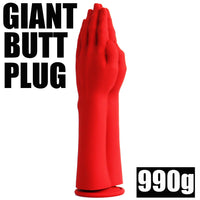 AIMITEX Giant Penis Liquid Silicone Dildo Butt Plug SM Sex Toy - Lurevibe