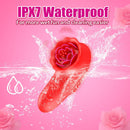 Rose Finger Vibrator G Spot Clitoral Stimulator for Couple Flirting - Lurevibe