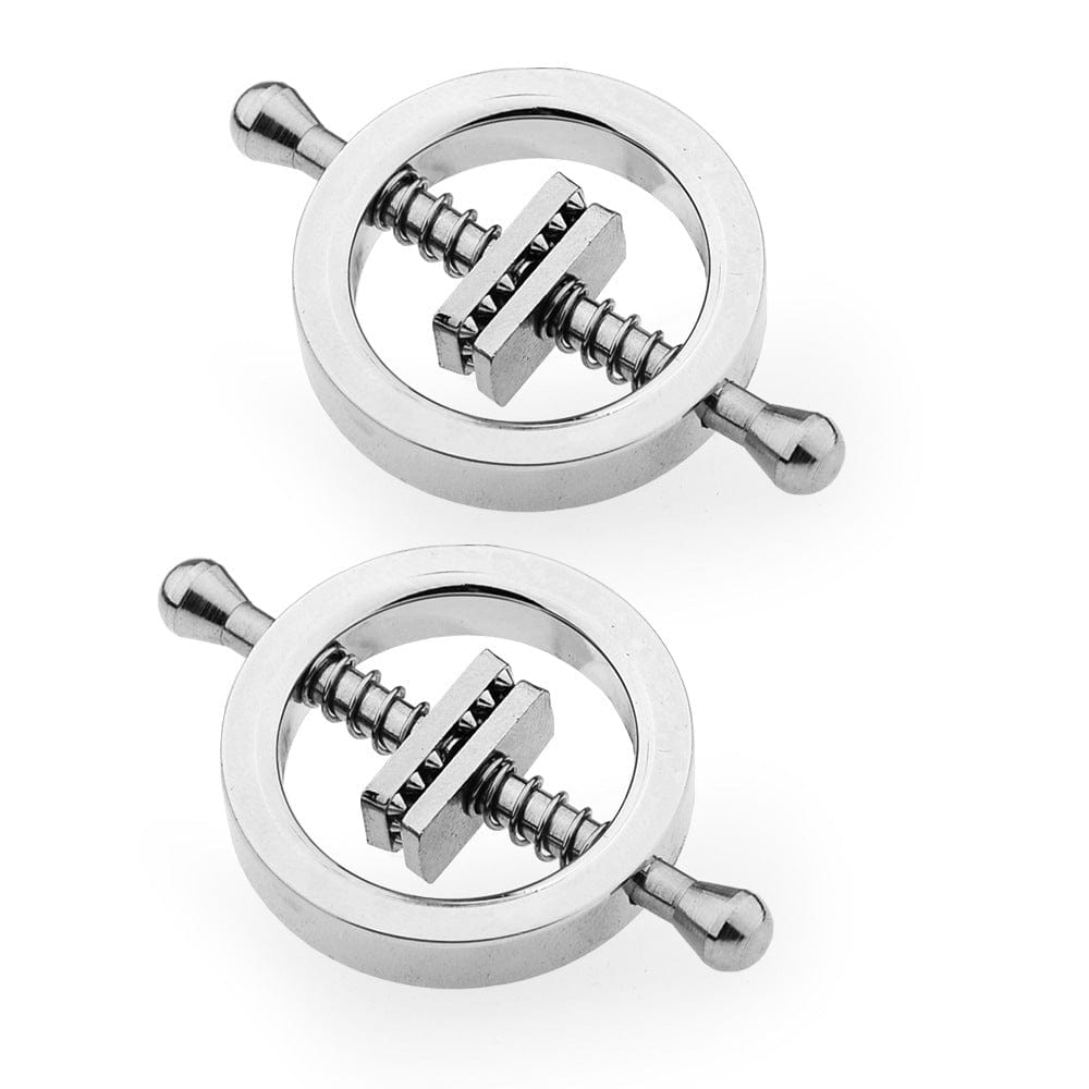 BDSM Metal Adjustable Nipple Clamps Set for Sex Games - Lurevibe