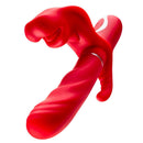 Rose Muncher 3 In 1 Mouth Biting Clitoris G Spot Thrusting Vibrator - Lurevibe