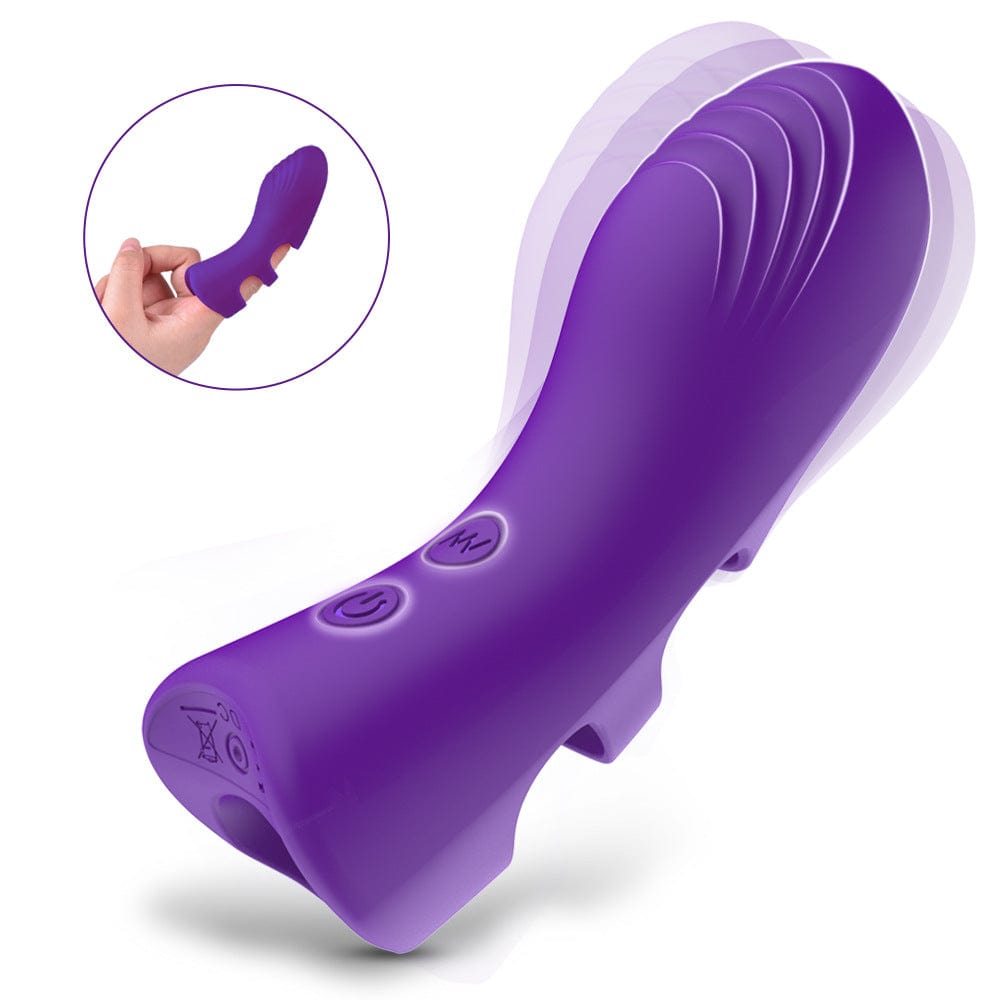 Finger Vibrator Clitoral G Spot Massager with 10 vibration For Couple Foreplay - Lurevibe