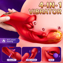 Red Lip Pro Biting Clit Scratching G Spot Vibrator - Lurevibe