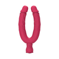 Double Ended Vibrating Rose Dildo Anal Dildo with 10 Vibrating Modes - Lurevibe