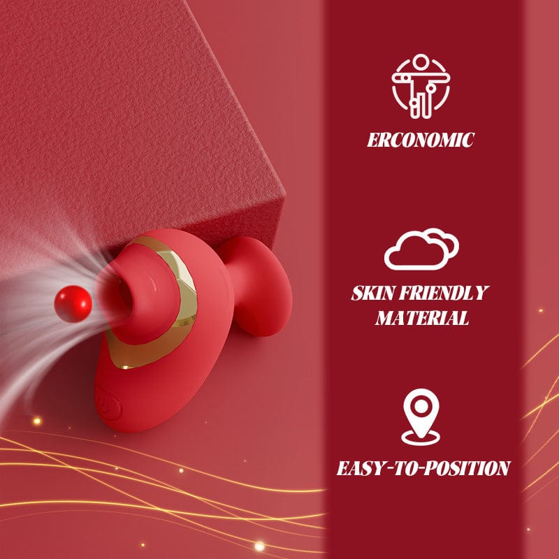 Love Shape Finger Sucking Vibrator Clitoris Stimulation For Couple Foreplay - Lurevibe