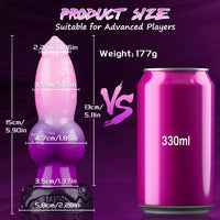 9.51in Realistic Monster Dildo Anal Plug