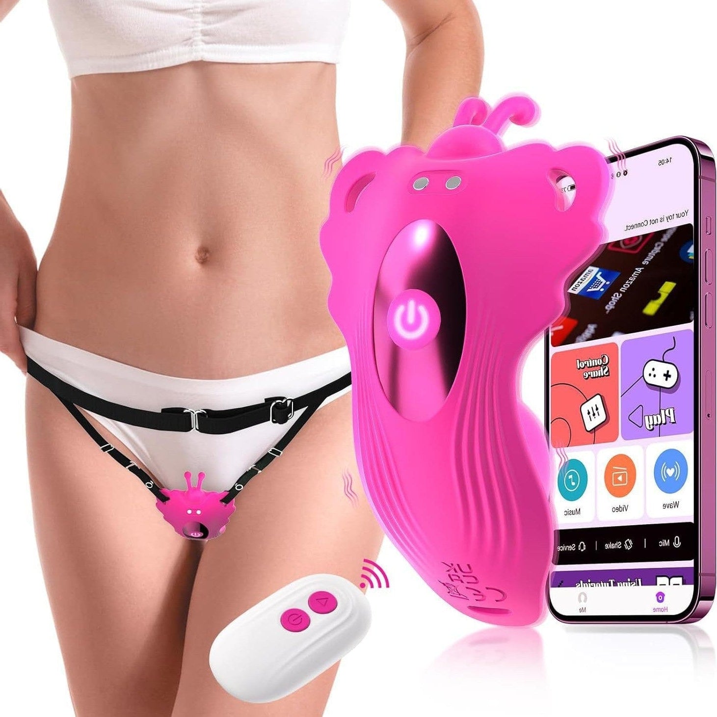 Butterfly Wearable Panty Clitoral Stimulation Vibrator