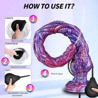 Octopus Smart Endoscopic / Squirting Monster Dildo Anal Plug