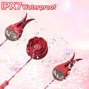 Rose-shaped 10 Vibration Nipple Clamps Set
