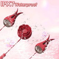 Rose-shaped 10 Vibration Nipple Clamps Set