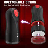 3 Swirling 5 Tightening 10 Vibration Male Blowjob Stroker - Lurevibe