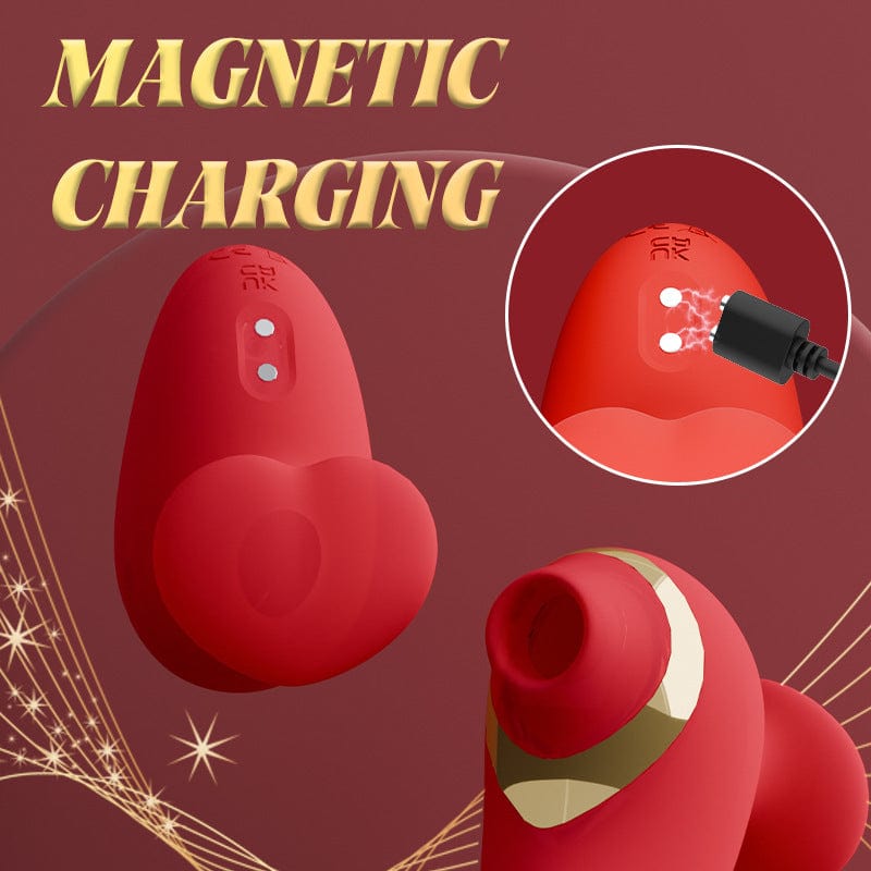 Love Shape Finger Sucking Vibrator Clitoris Stimulation For Couple Foreplay - Lurevibe