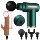 Massage Gun Modified Hand-Held Cannon Head Massage Female Masturbation Penis Back Court Vibrator - Lurevibe