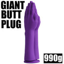 AIMITEX Giant Penis Liquid Silicone Dildo Butt Plug SM Sex Toy - Lurevibe