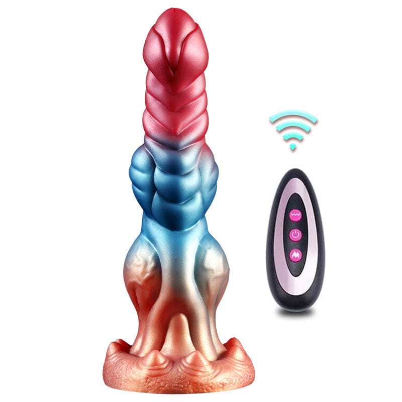 10.23In  Monster Dildo Huge Dildo Thick Anal Dildo With Thrusting & Viration - Lurevibe