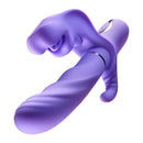 Rose Muncher 3 In 1 Mouth Biting Clitoris G Spot Thrusting Vibrator - Lurevibe