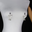 Butterfly Nipple Ring Bell Clamps