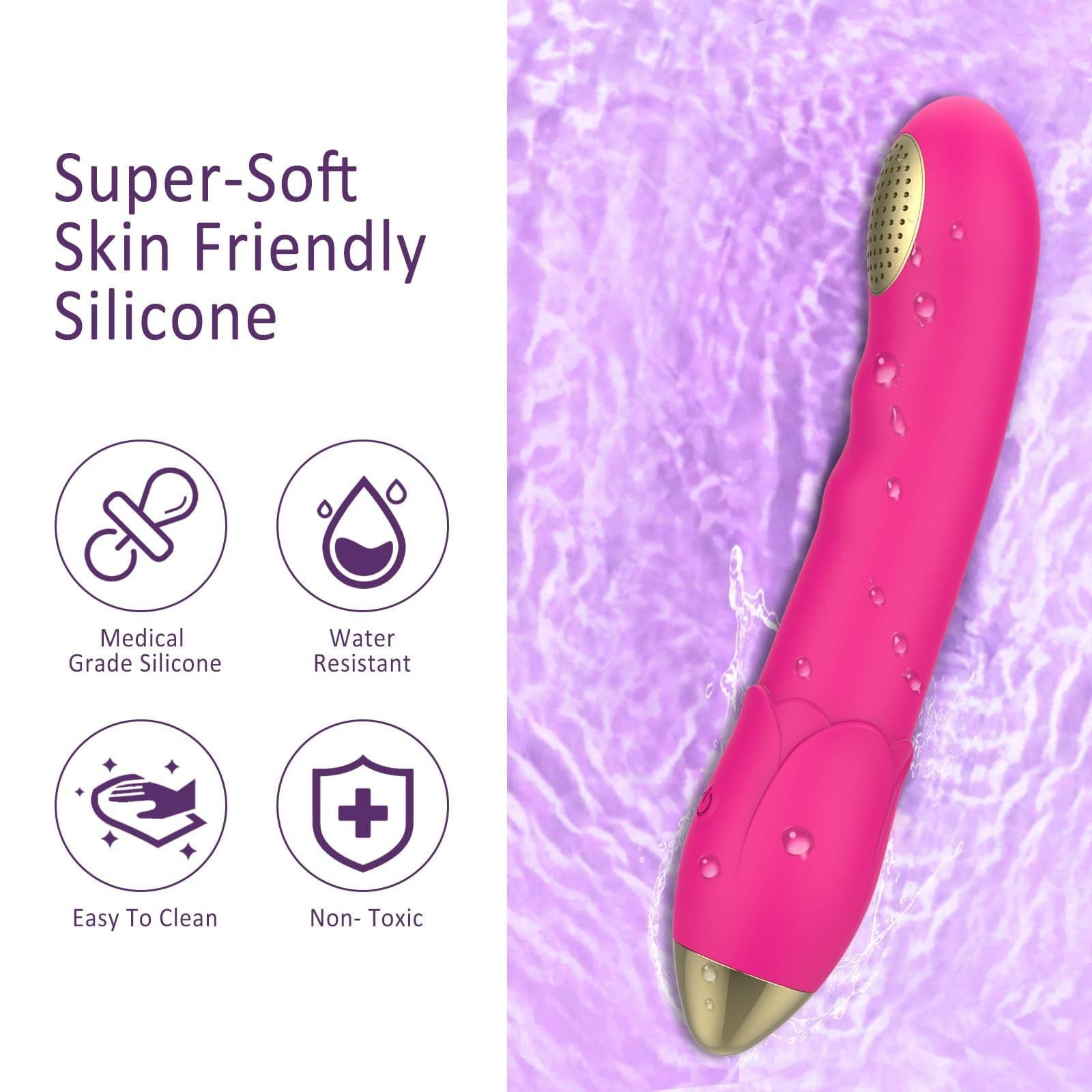 Water Squirting G Spot Clitoral Vibrators Sex Games & Foreplay with 10 Playful Vibrating Modes - Lurevibe