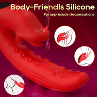 Tentacle Tongue Licking Double-headed G-spot Clitoris Vibrator