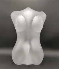 PVC Inflatable Female Half-body Toroso Transparent Model - Lurevibe