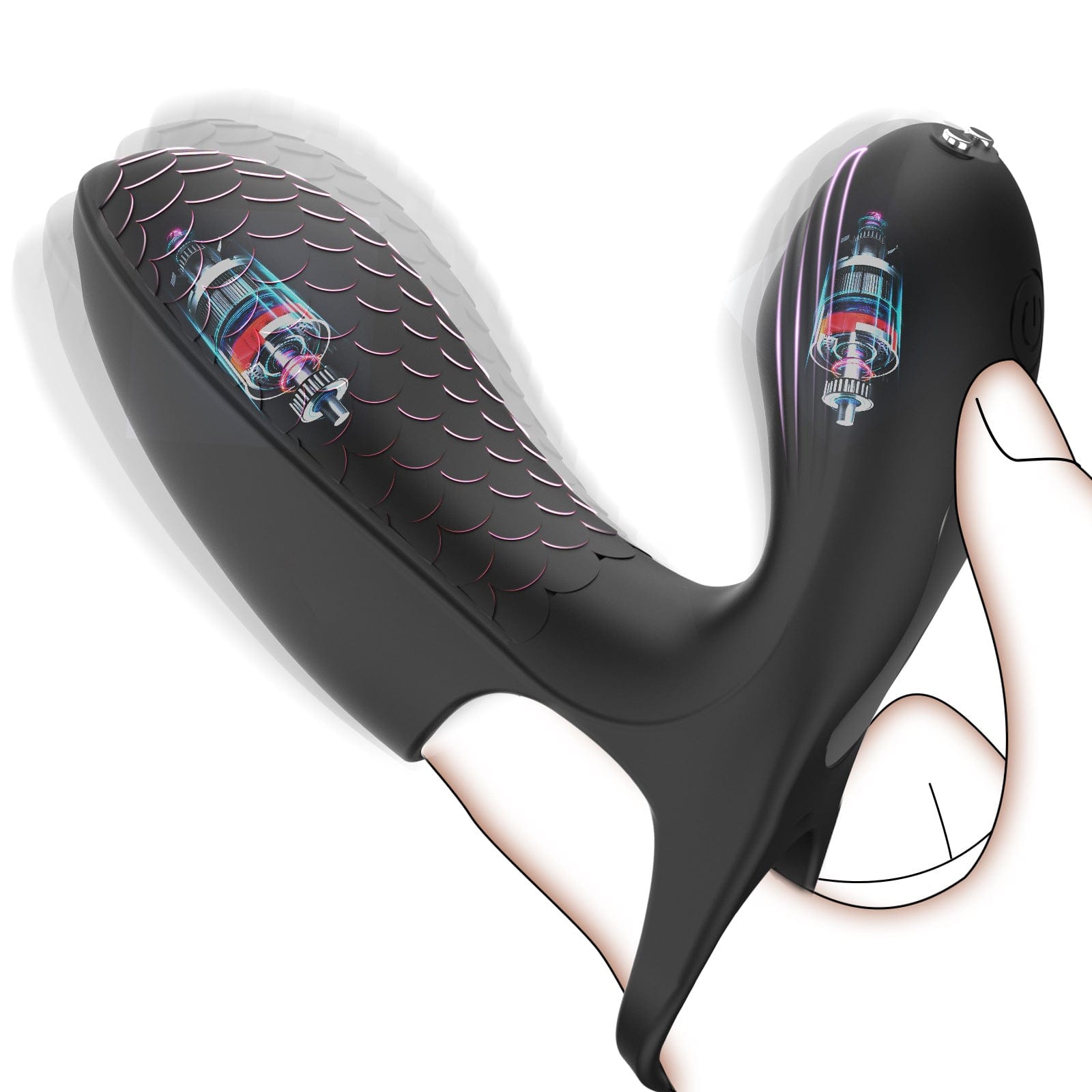 Upgraded 2-in-1 Double Vibration Finger Vibrator for G spot Clitoral Stimulation - Lurevibe