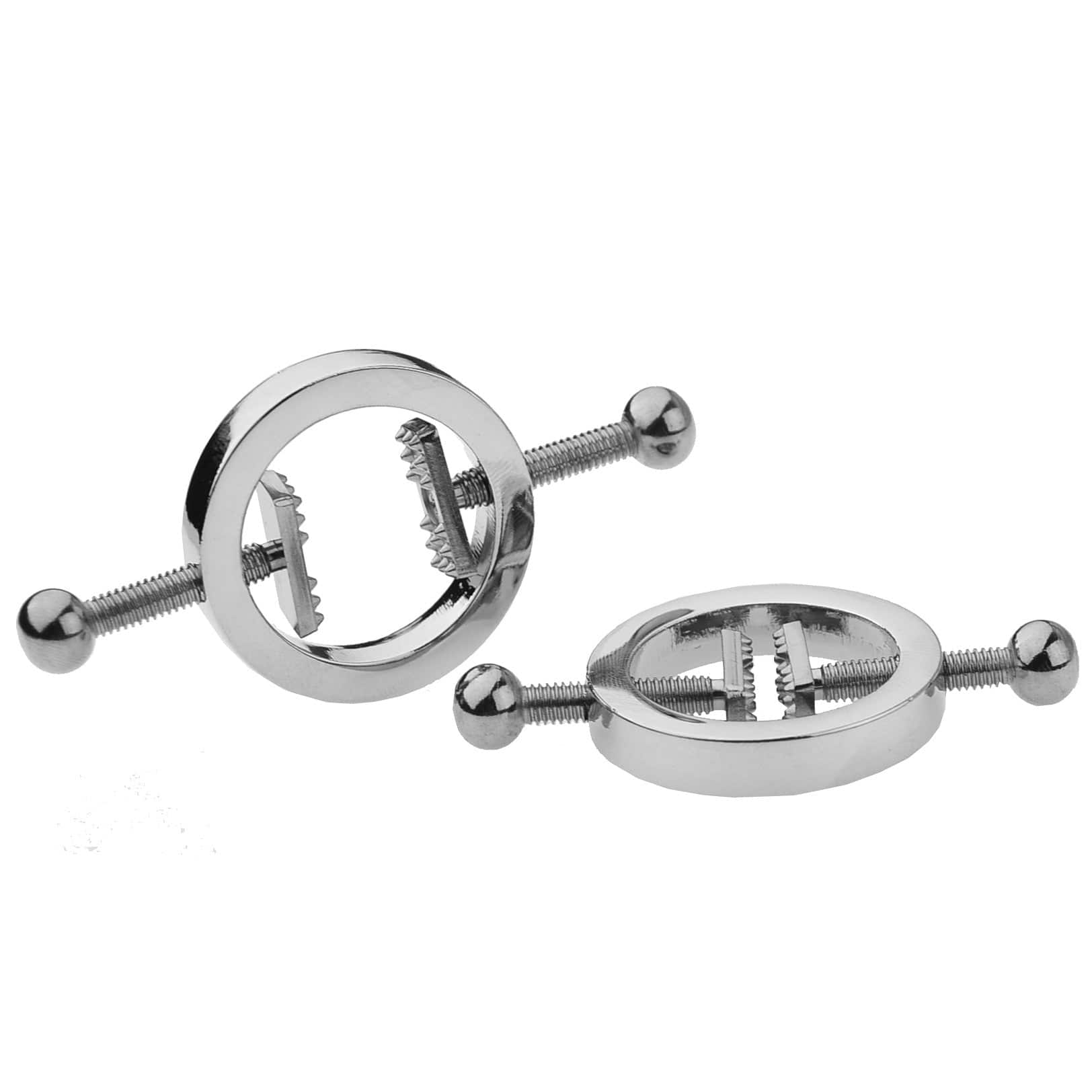 BDSM Metal Adjustable Nipple Clamps Set for Sex Games - Lurevibe