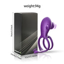 Morgana Silicone Vibrating Penis Rings