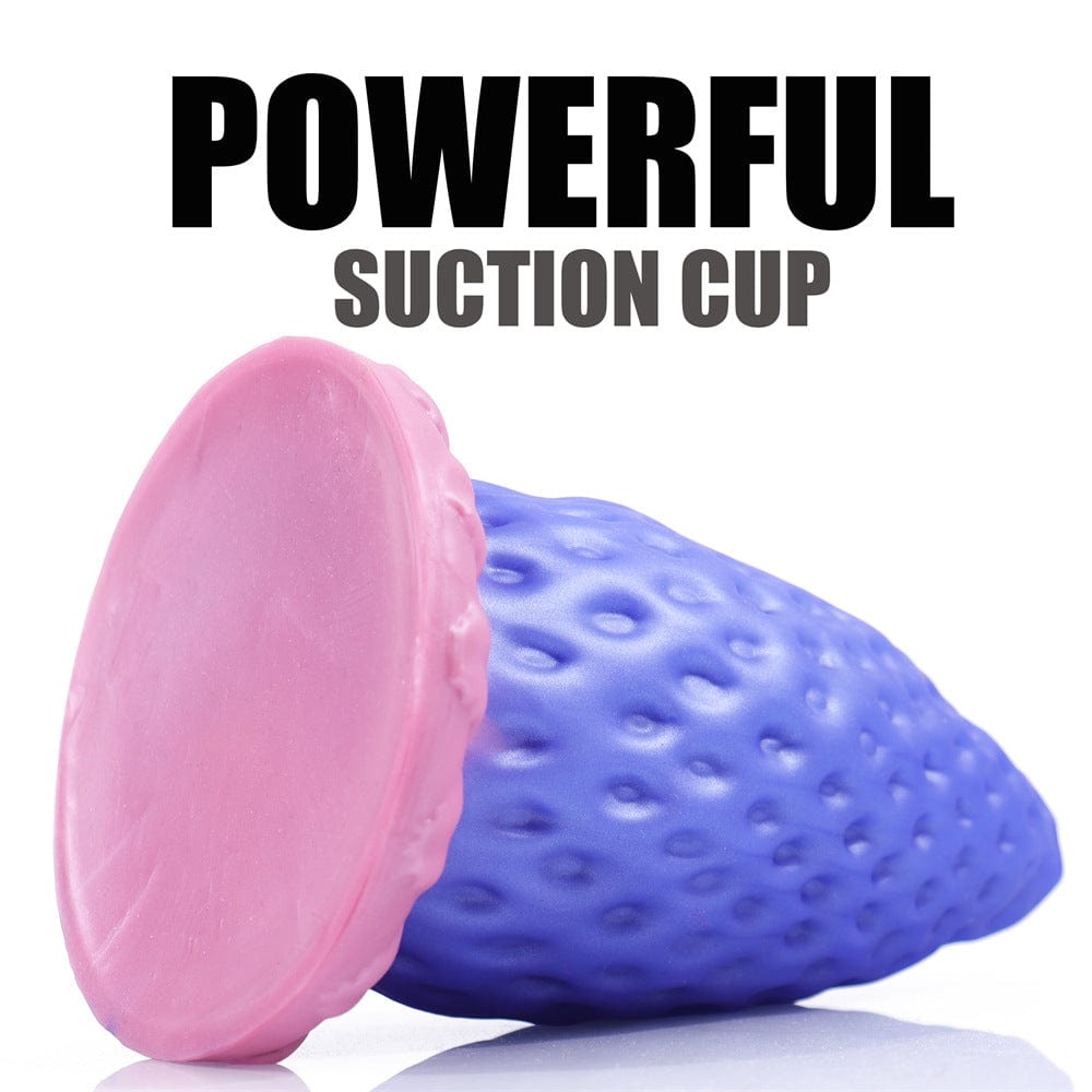 AIMITEX Super Large Strawberry Silicone Butt Plug Anal Sex Toy - Lurevibe