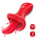 Big Mouth Clitoris Suction G Spot Vibrator with 10 Tongue Licking Modes - Lurevibe