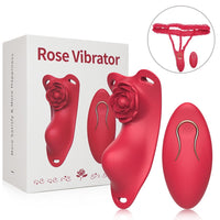 Rose Wearalbe Clitoral Massage Vibrator with Panty & Remote Control - Lurevibe