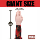 AIMITEX Giant Flower Arm Liquid Silicone Butt Plug Anal Toy - Lurevibe