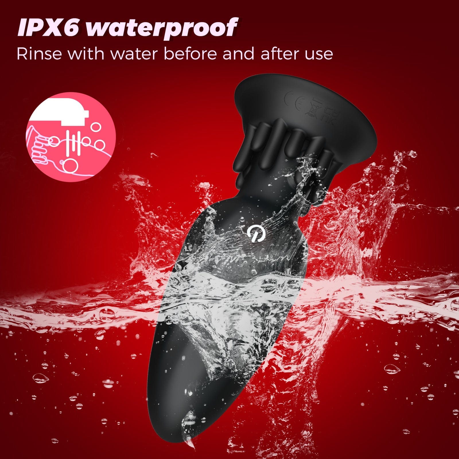 APP - Controlled Rotating Anal Plug  9 Modes Waterproof  Quiet - Lurevibe