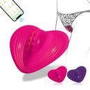 Heart-Shaped Invisible Wireless Remote Control Wearable Vibrator - Lurevibe